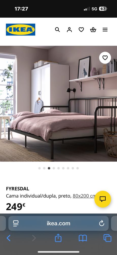 Cama ikea FYRESDAL