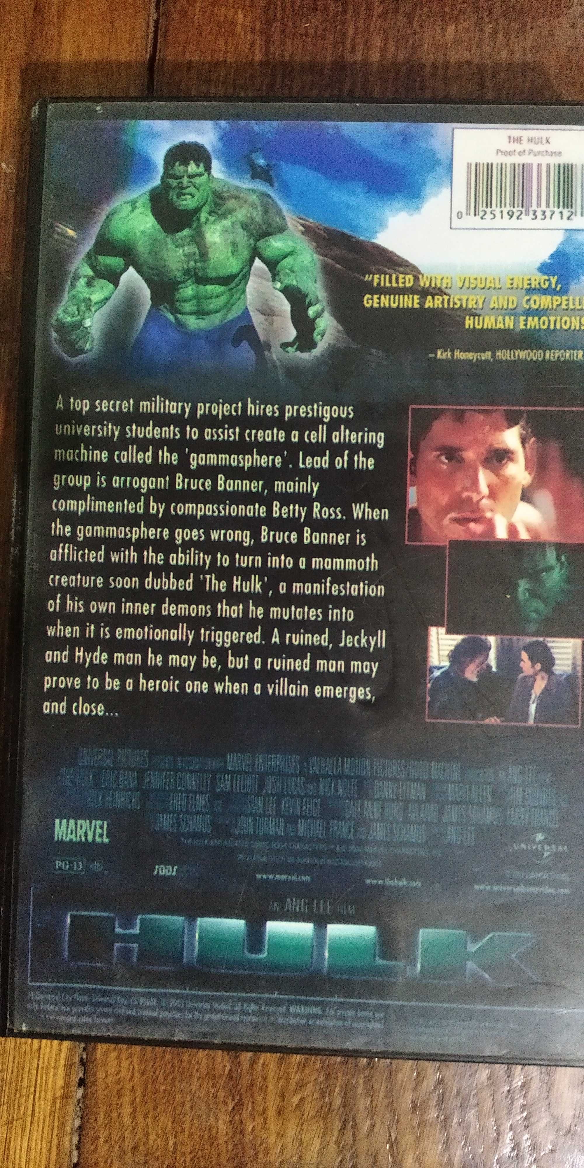 Видеокассета фильм  Hulk Two thumbs up! на английском VHS
