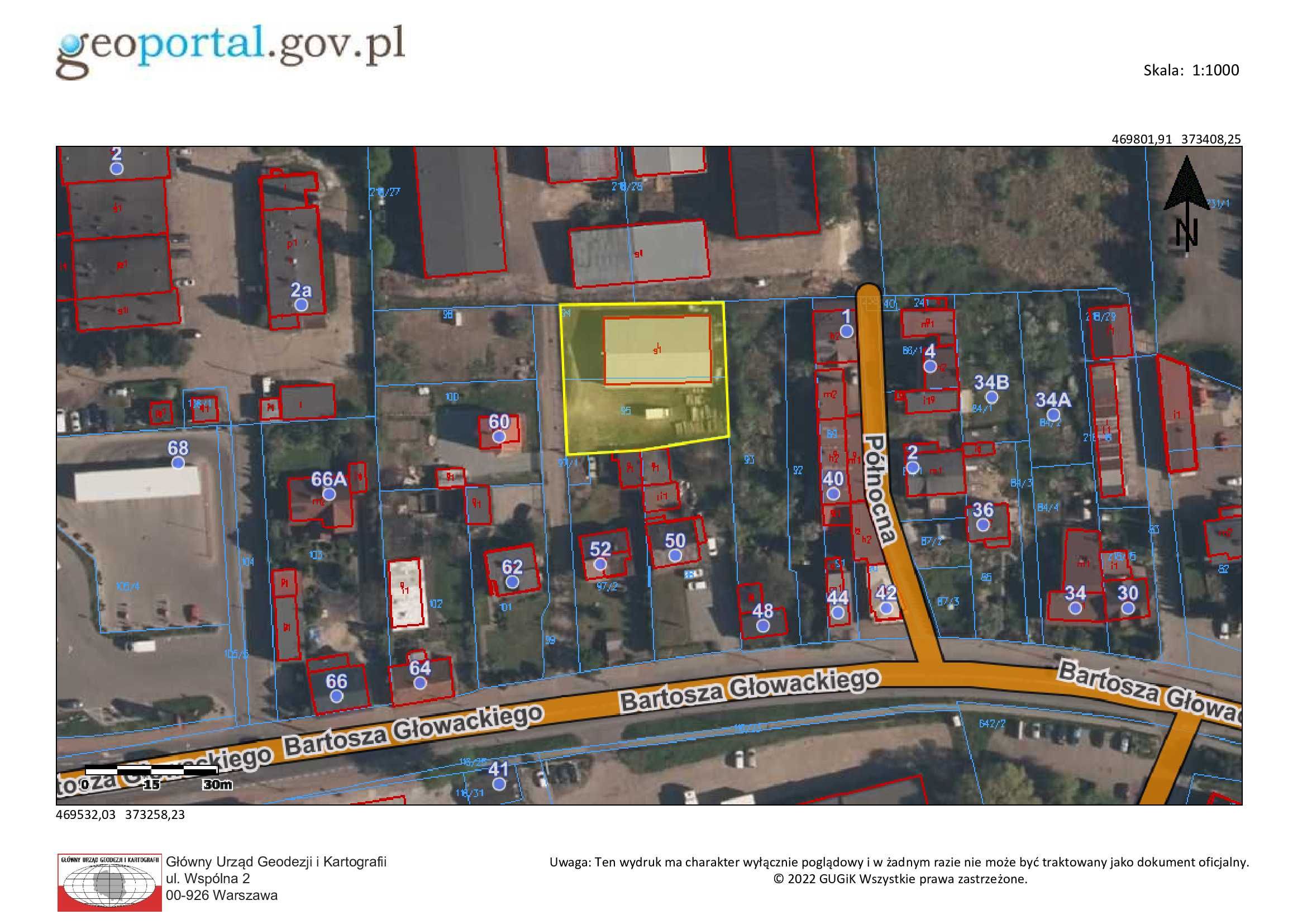 Magazyn 357 m2, ul. Głowackiego, Wieluń – do wynajęcia