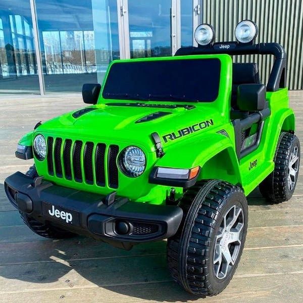 Дитячий двомісний електромобіль  машина 4WD Jeep Wrangler Rubicon