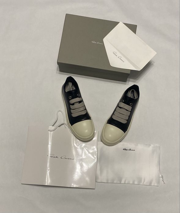 rick owens ramones low jumbolace 43 42 рамоны рик овенс