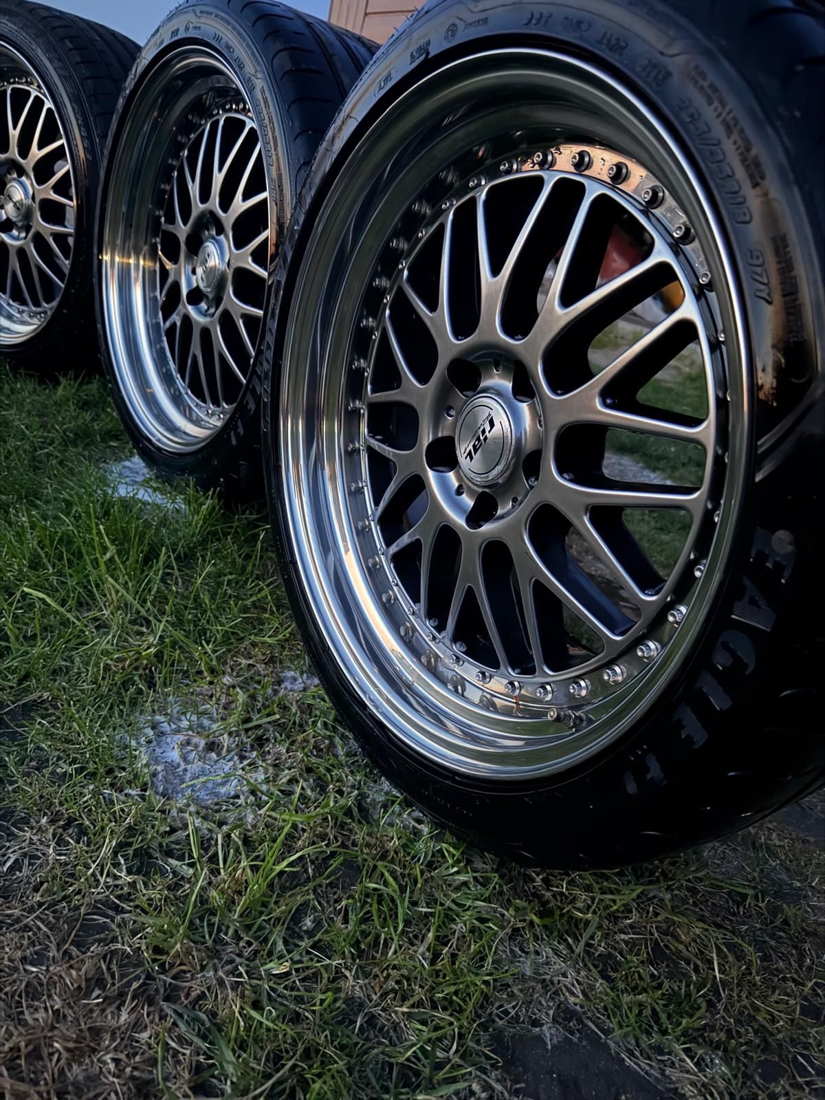 Rial Daytona 4x9.5j et30 18" 5x112 2tlg 3tlg Mercedes