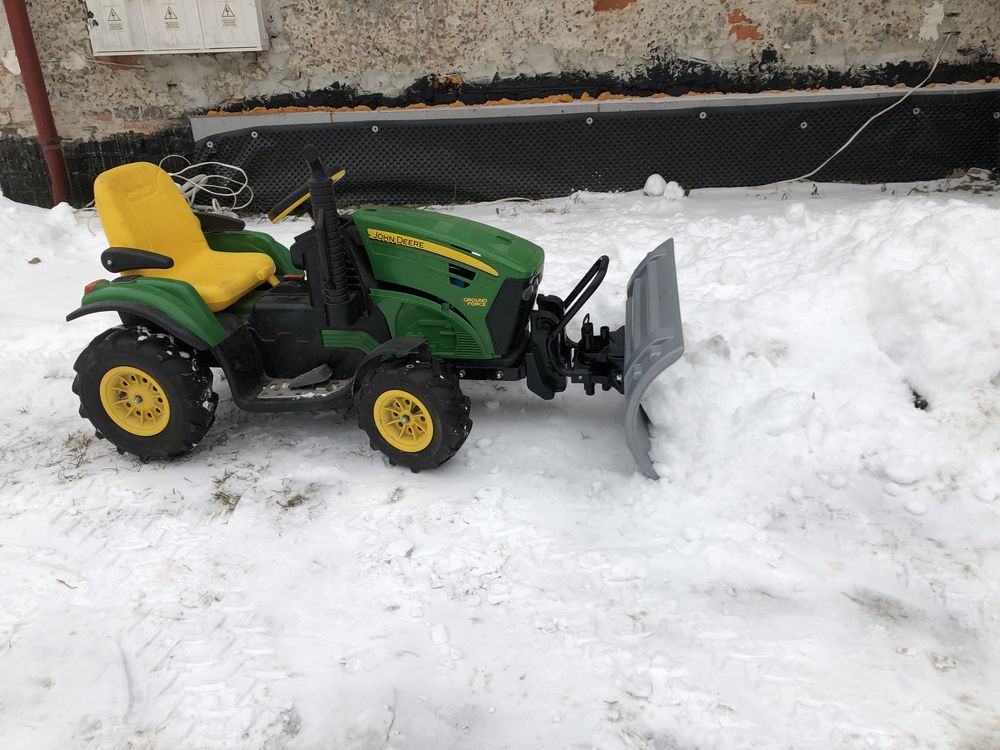 John Deere PEG PEREGO Komplet adaptery koła pompowane gumowe pneumatyc