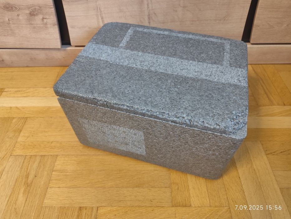 2 szt. Styrobox pojemnik styropianowy izotermiczny 37x28x20cm