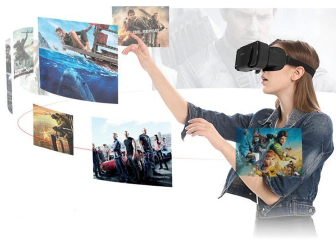 Okulary gogle 3D VR Shinecon G10 do smartfona lekkie wygodne