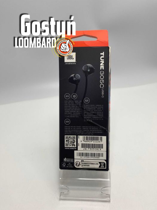 od Loombard Gostyń Słuchawki douszne JBL Tune 305C NOWE!