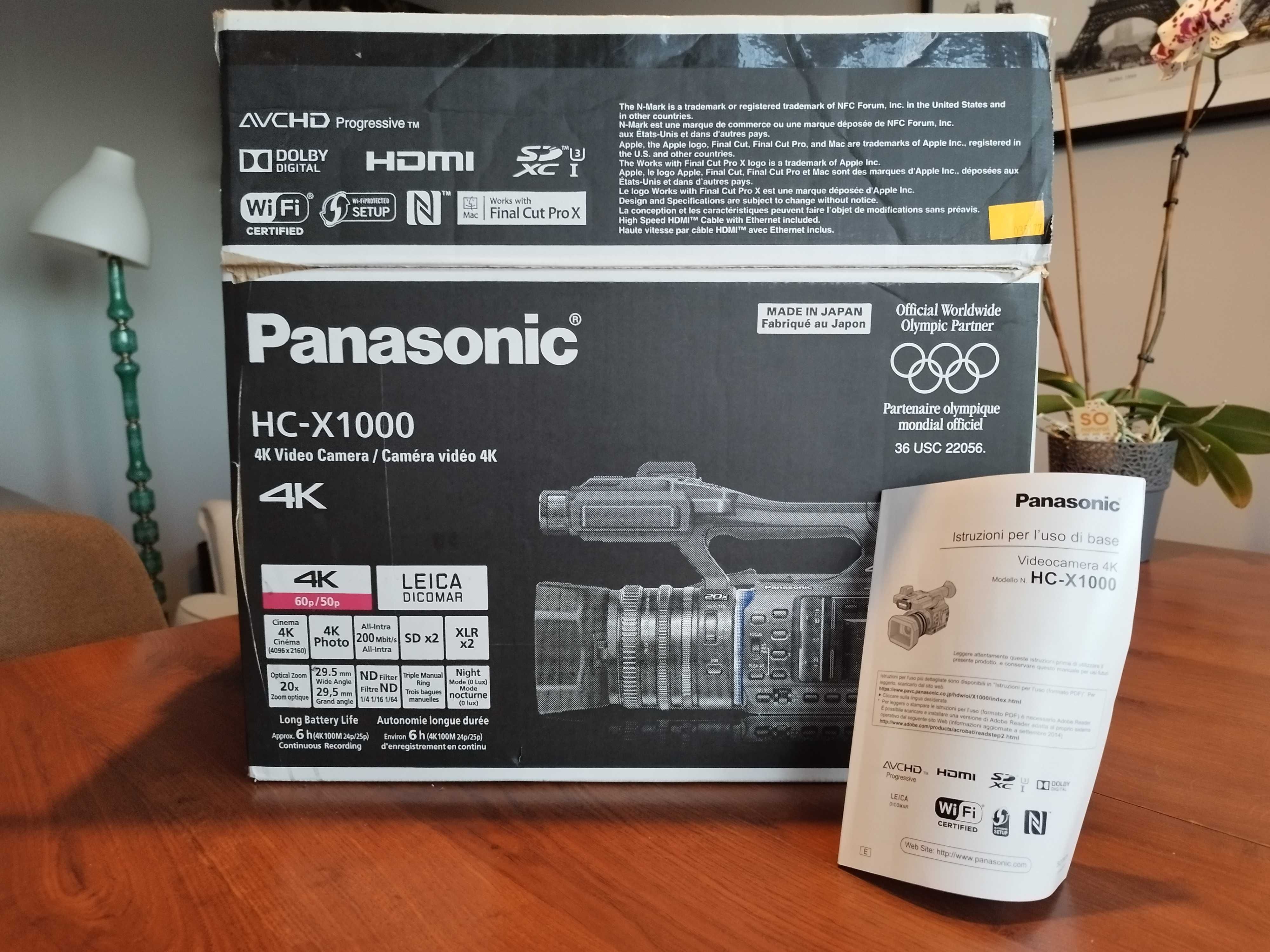 Panasonic HC-X1000 4K