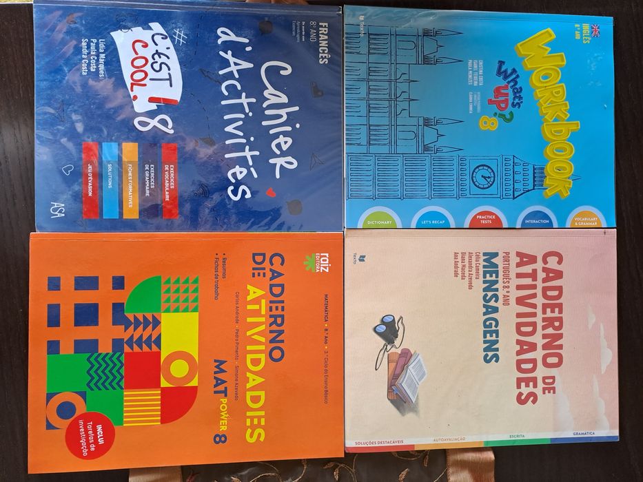 Livros de fichas 8. Ano e 9. Ano