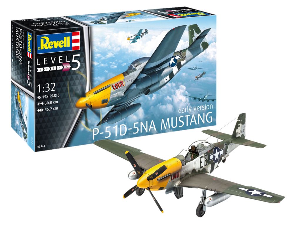 SAMOLOT 1/32 Revell 03944 model P-51D-5NA MUSTANG