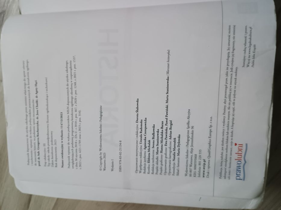 Historia 2 WSiP nowa edycja zakres podstawowy