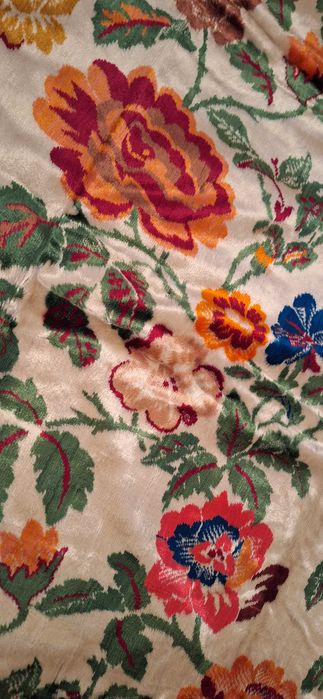 Colcha Flores Rosa Forte