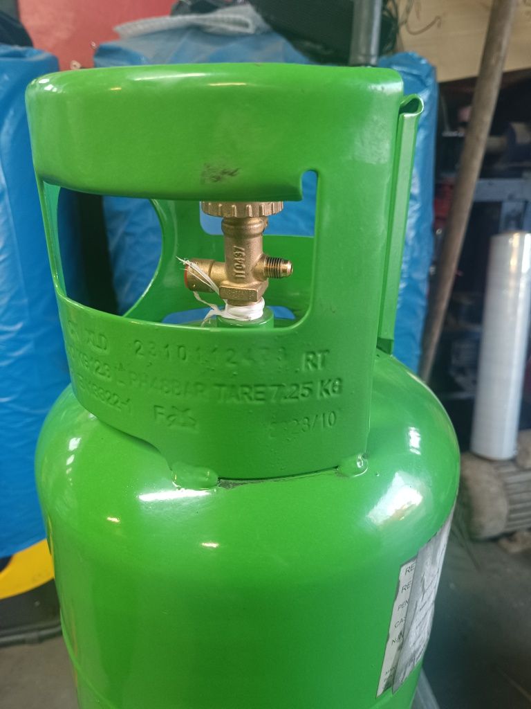 Butla na czynniki r123a r1234yf