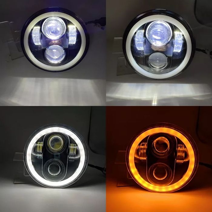 Фары Led ВАЗ 2106, 2103 BMW e34, e30 Светодиодные 5.75 дюймов с СТГ