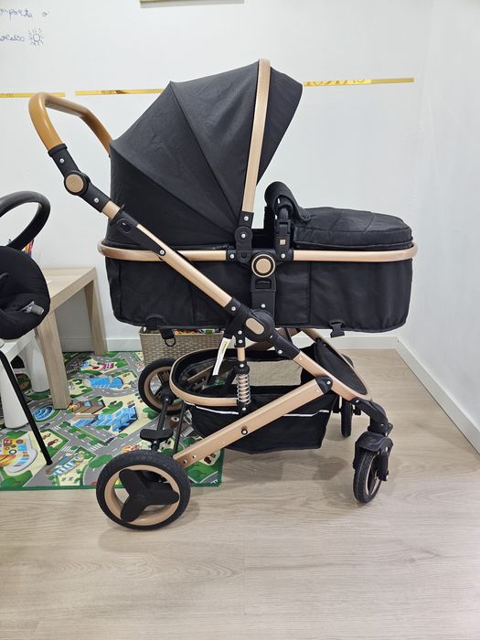 Carro de bebe completo como novo da yazoco