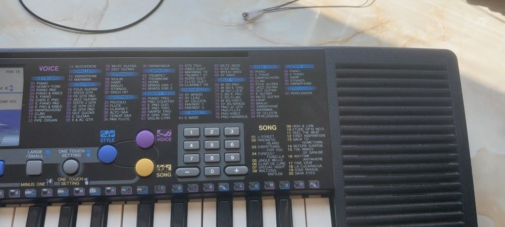 Синтезатор Yamaha PSR-78