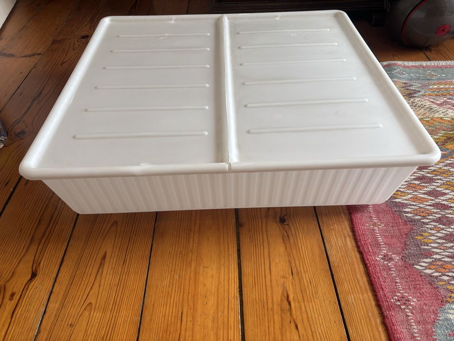 Caixa arrumação ikea 77x70x20 (3 unidades)