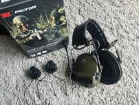 Peltor comtac 6 NIB od green rubber bund arc mount