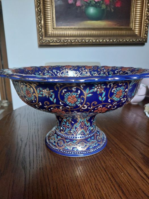 Duża patera na noce  zdobiona