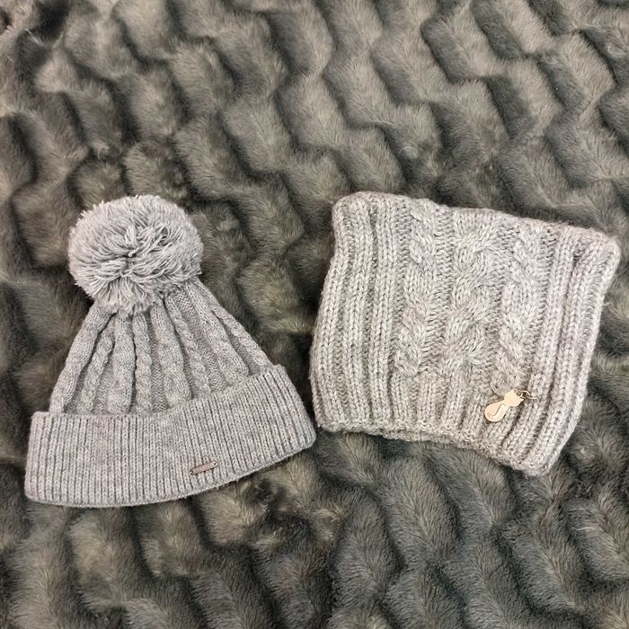 Шапки, шарф, рукавички, набор для девочки, 3-8 лет.