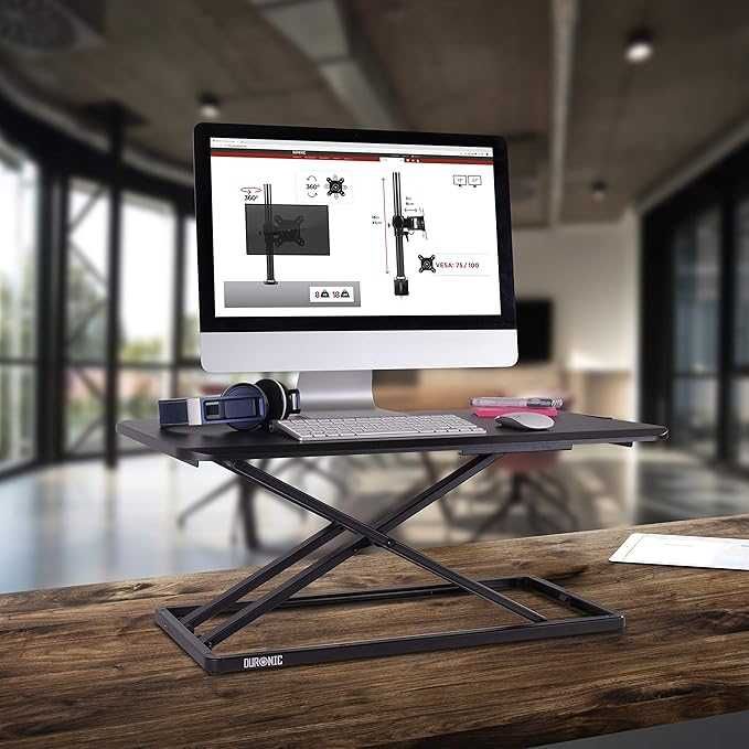 Mesa elevatória para computador, trabalhe de pé e sentado