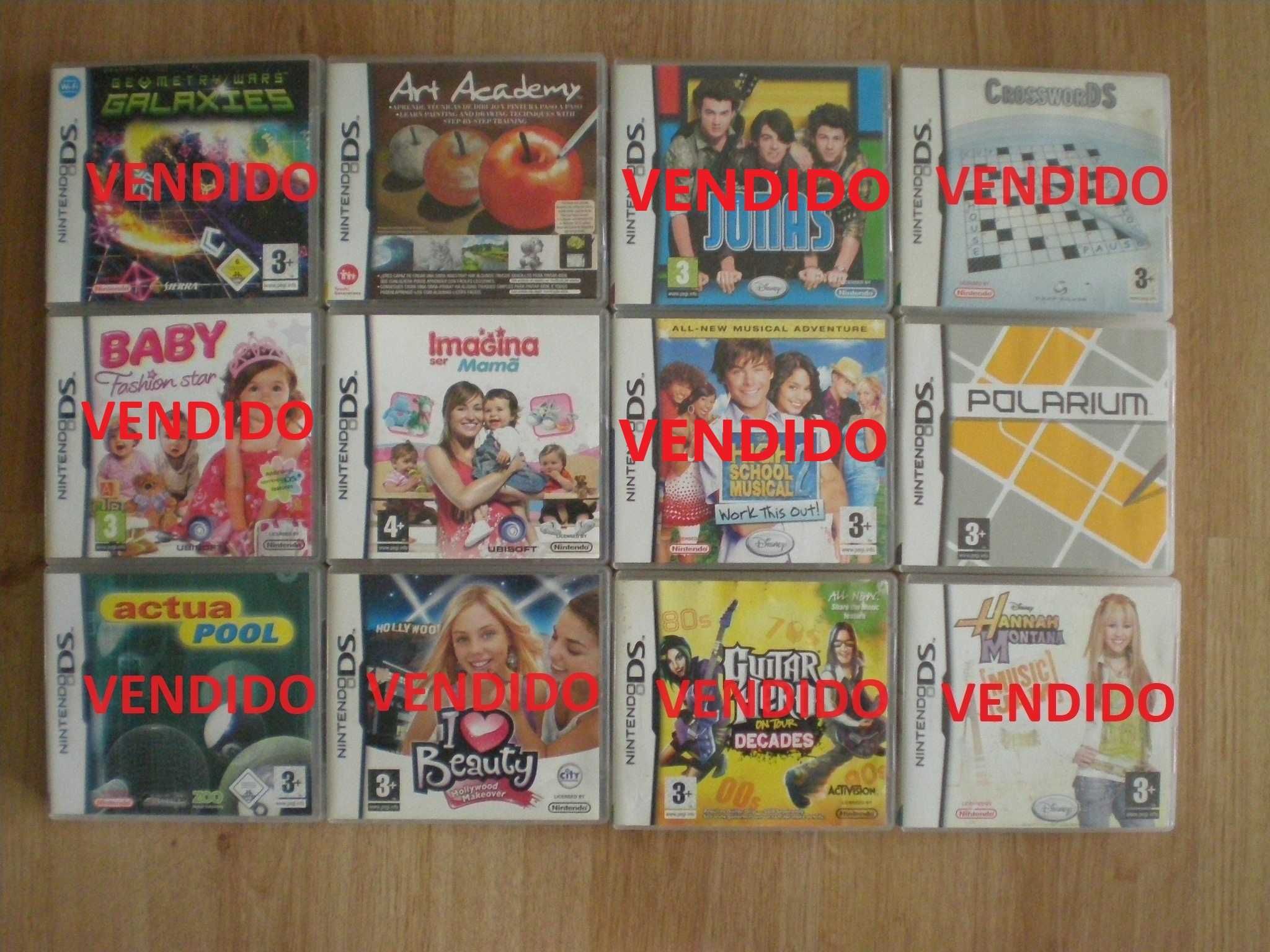 Nintendo DS - 39 jogos - todos com caixa