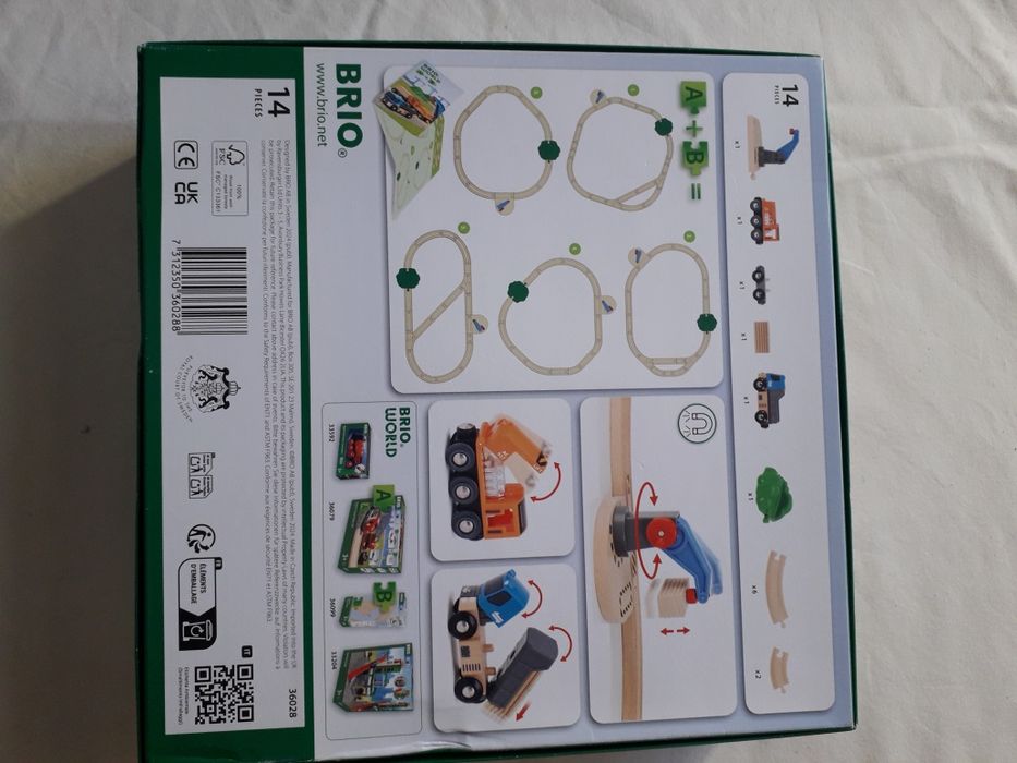 BRIO RAVENSBURGER. Дерев'яна залізнична дорога.