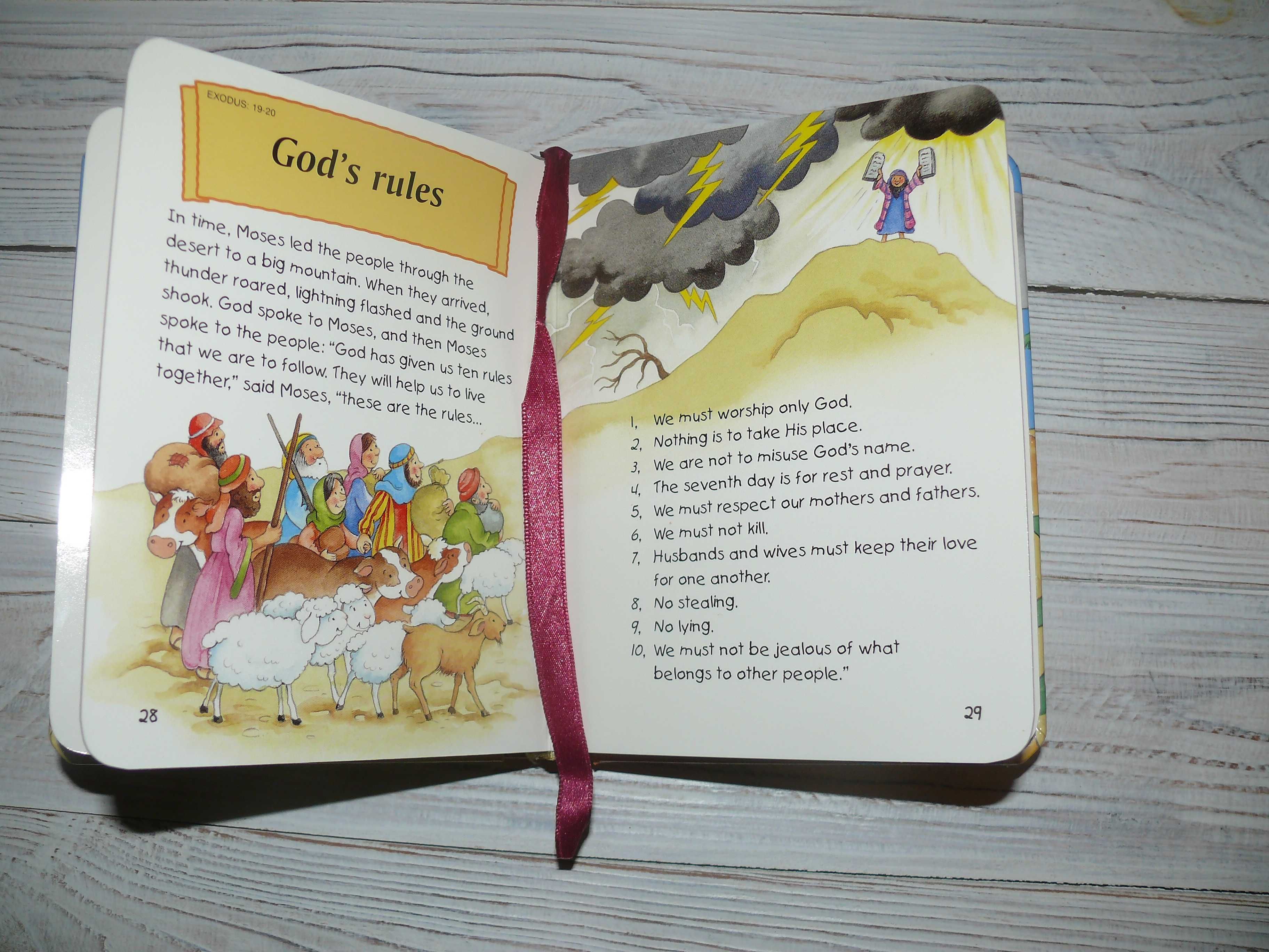 Книга Библия для детей на английском First Bible Stories 1999