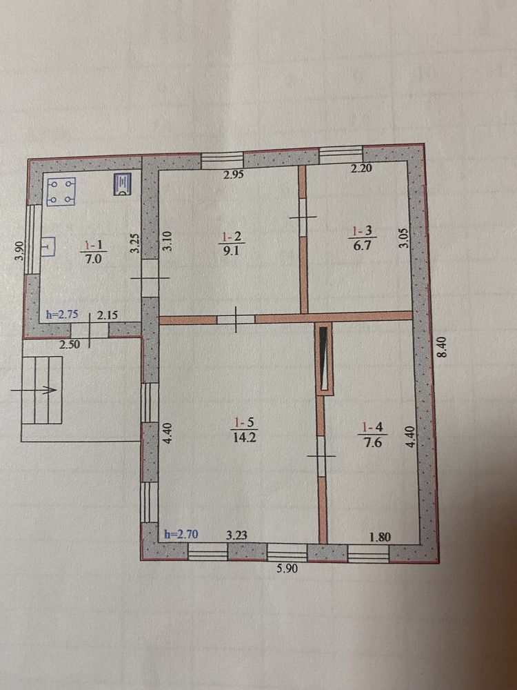 Продам дом в центре с. Сурско Литовское