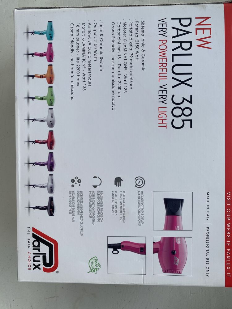 Parlux 385 Power Light Profesjonalna suszarka do włosów