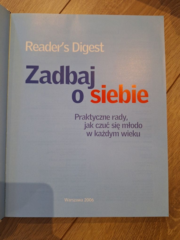 Książka zadbaj o siebie