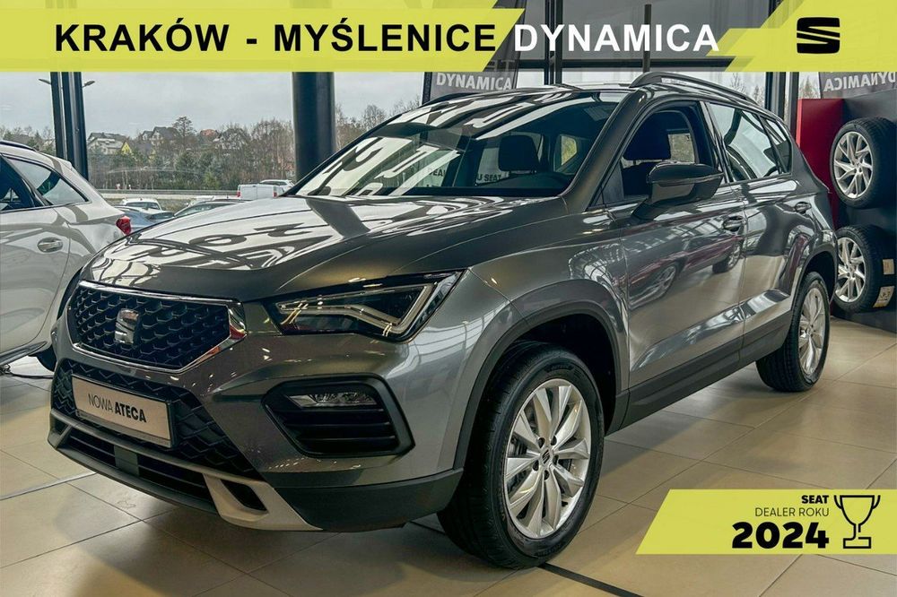 Seat Ateca Style! 150KM! Manual! Kamera cofania! Pakiet M! Asystent parkowania!