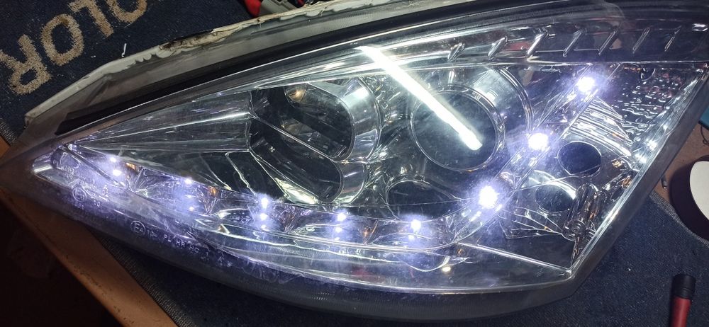 Faróis Led Daylight Ford Focus 1 98-01 Cromado