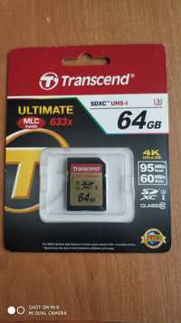 Transcend SDXC 64GB Class 10 UHS-I U3 Ultimate