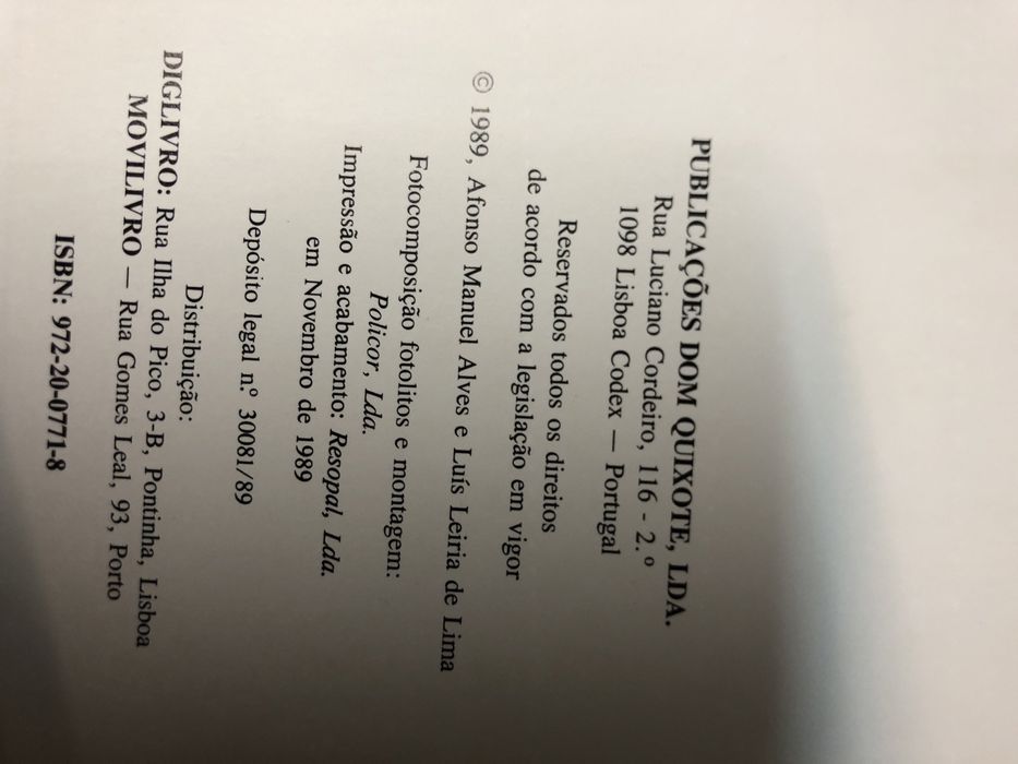 Livro “LISBOA A CIDADE E O RIO”