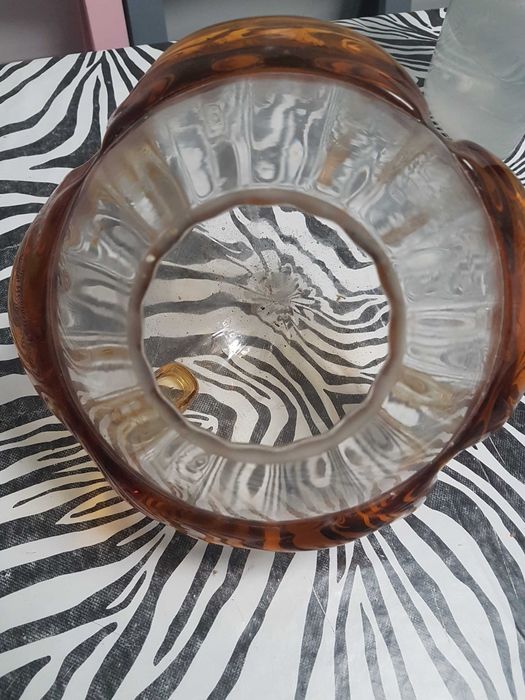 Abajur vidro soprado antigo