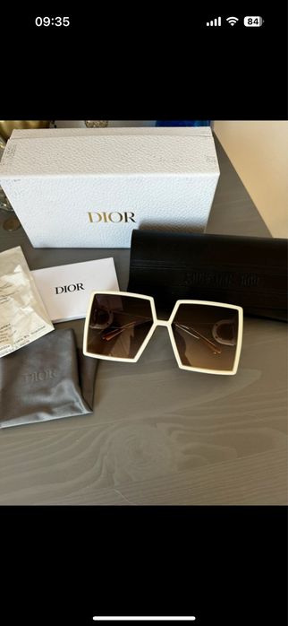 Okulary Dior złamana biel /białe