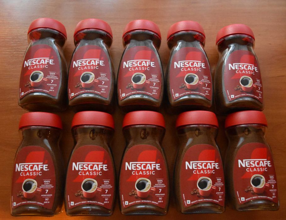 Kawa NESCAFÉ Classic 200g  10 sztuk Idealna na prezent pod choinkę