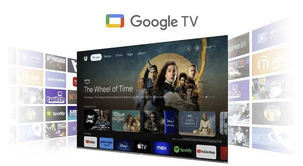Telewizor TCL 55C655 QLED 4K Google TV Dolby Vision Dolby Atmos,