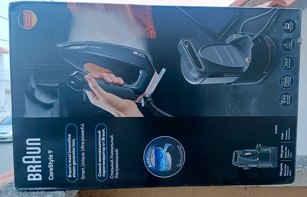 Ferro Caldeira Braun Carestle 9 Topo Gama PRONOVO com garantia!