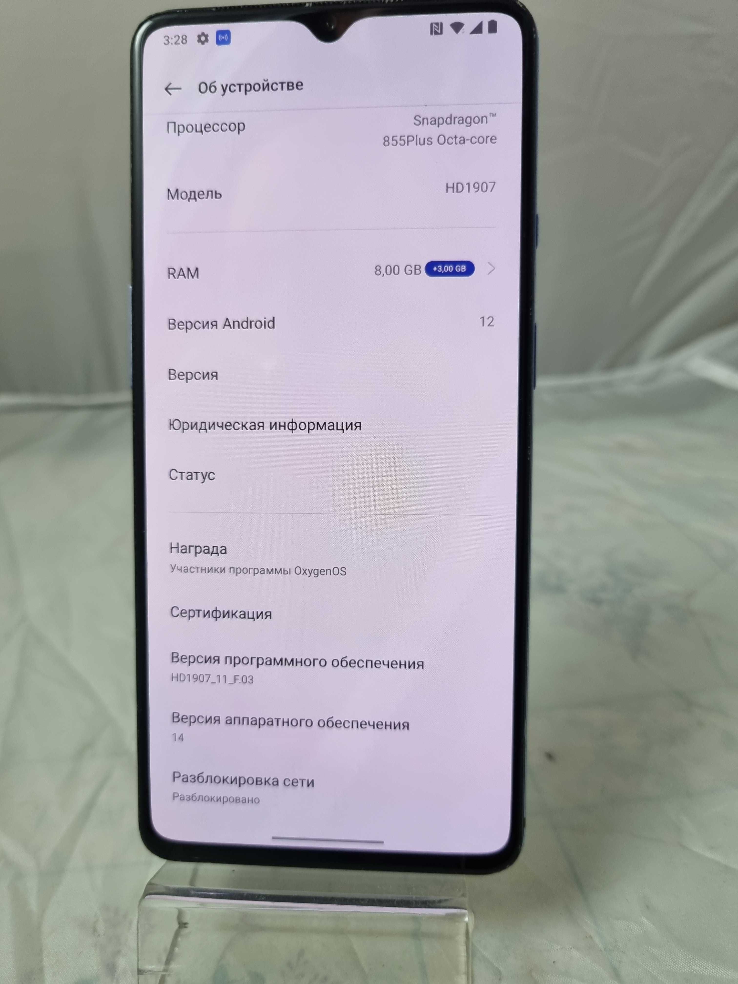 OnePlus 7t 8/128GB HD1907 хорошее состояние