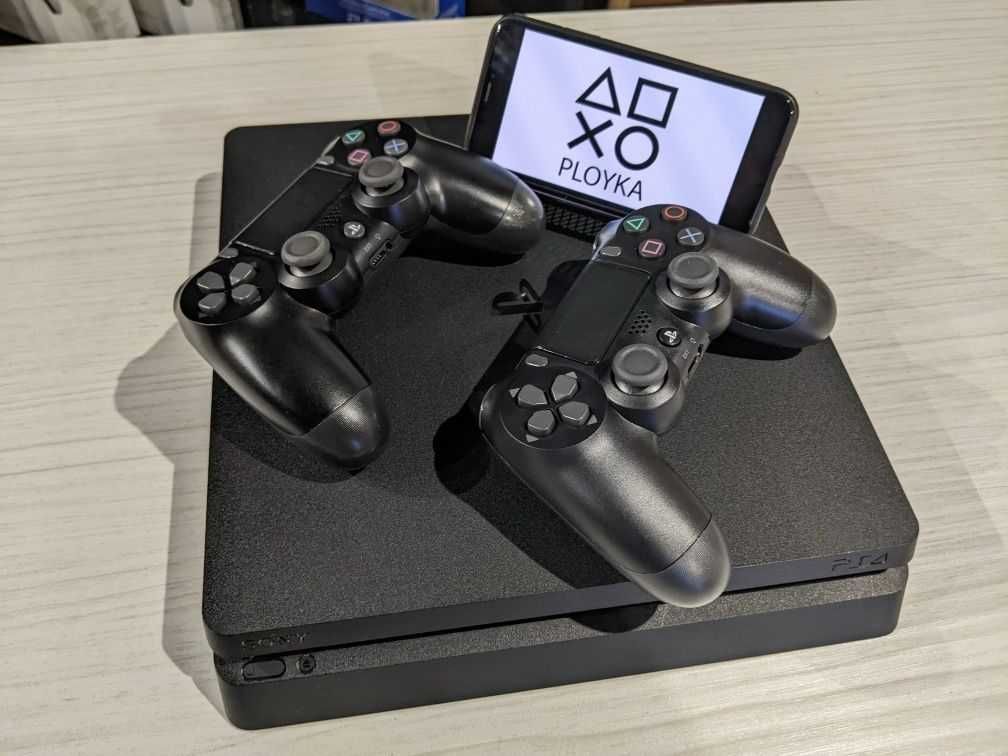 Магазин! Sony Playstation 4 Slim (1 или 2 джойс.) + Гарантия