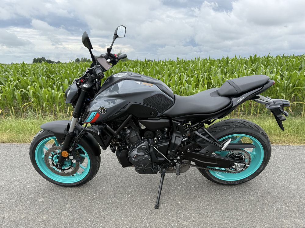 Rezerwacja Yamaha MT07 2024r Tablet A2 35kW Przebieg 270km Niemcy