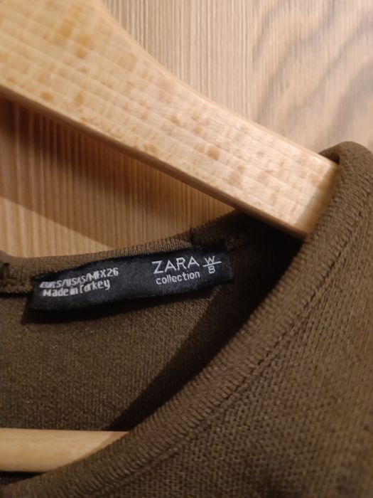 Bluzka z długim rękawem top Zara S