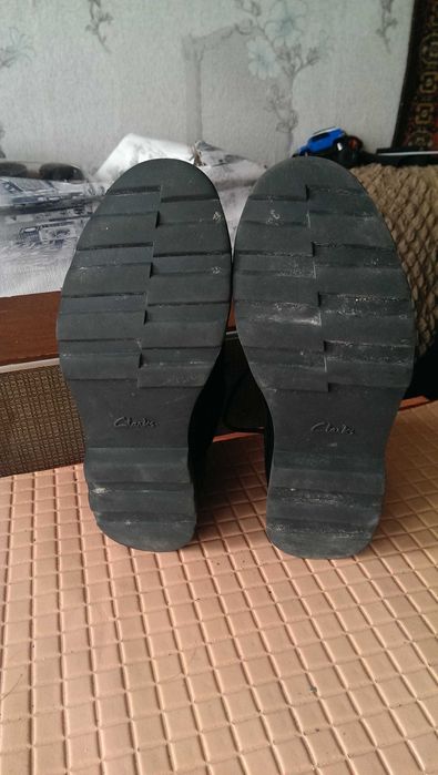 Качественные Мужские тёплые ботинки Clarks= GORE-TEX 41р. в хорошем со