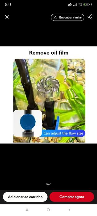 Filtro + termostato para aquário