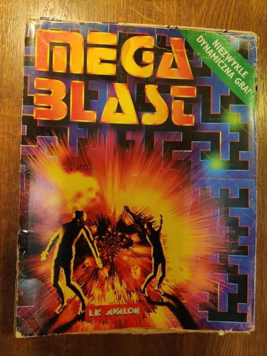 LK Avalon Gra Mega Blast dyskietka Amiga 500  600 , 1200 box pudełkowa
