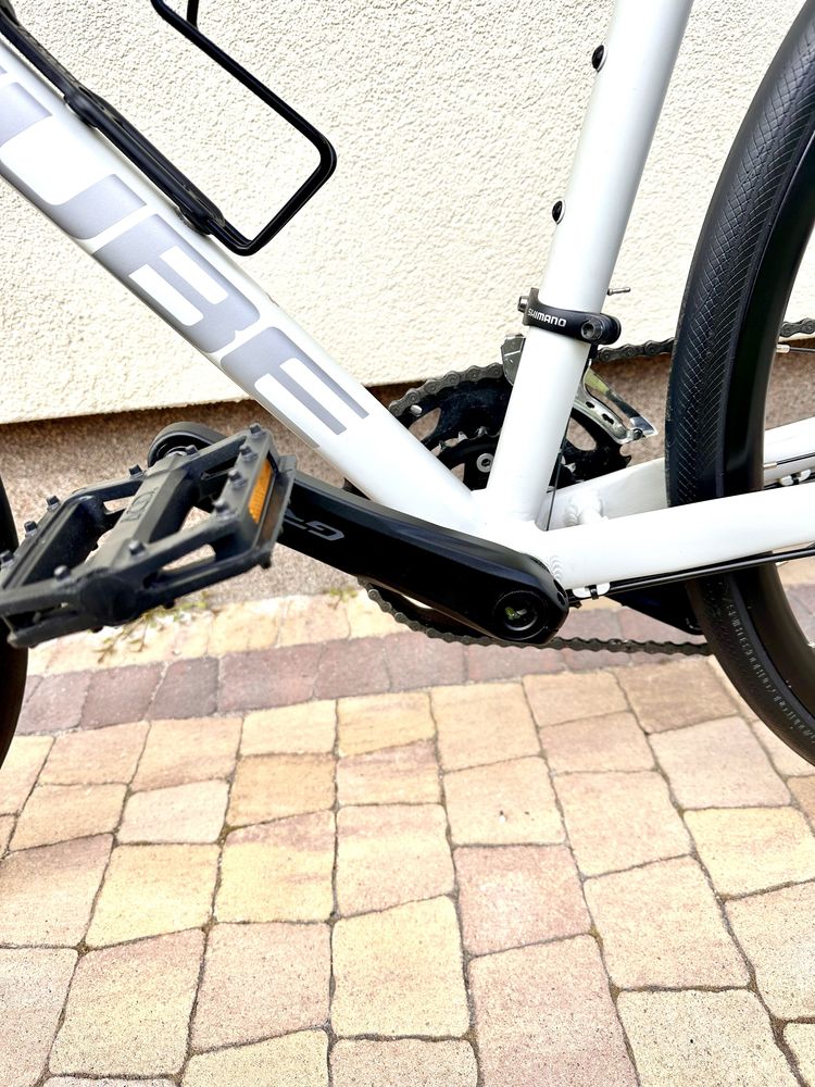 Gravel Cube NUROAD WS rama L Shimano GRX Biały mat JAK NOWY !!!