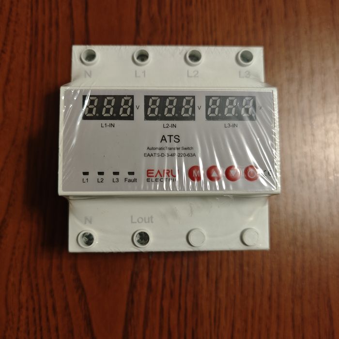 Автоматичний перемикач фаз, автомат 63А