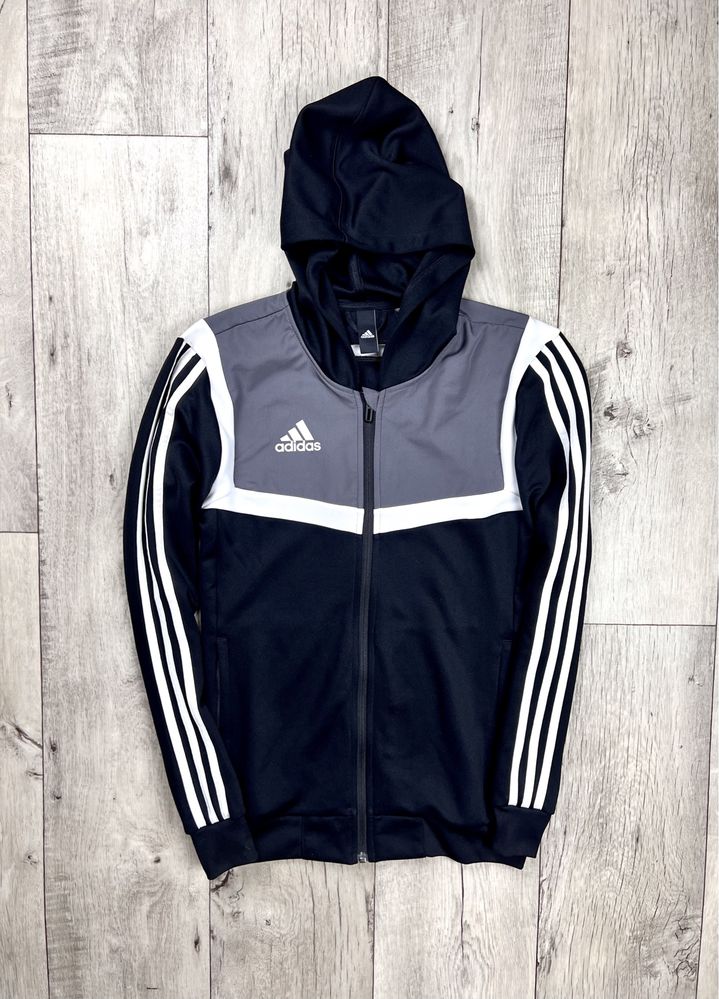 Adidas climalite кофта олимпийка XS размер спортивная чёрная оригинал