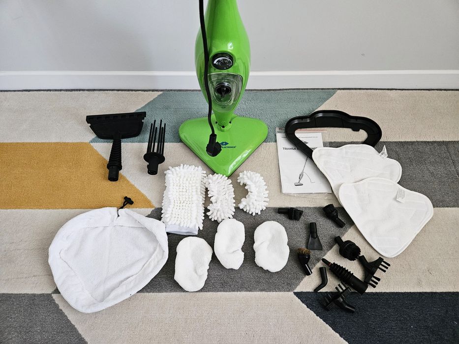 Mop parowy Transa Electronics multifunkcyjny, komplet - stan idealny!